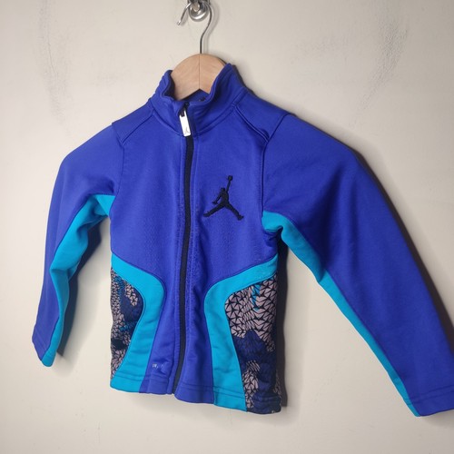 Jordan Jump Man Zip Up attack Jacket 5 - 6 Yrs Purple Blue - Picture 2 of 10