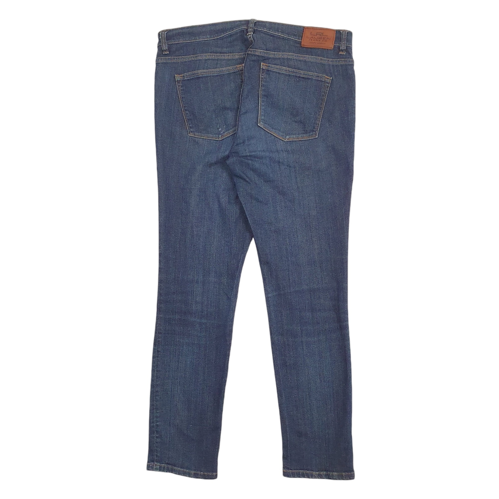 RALPH LAUREN Casual Jeans Regular Fit Navy Denim Trousers Womens UK18 image 3