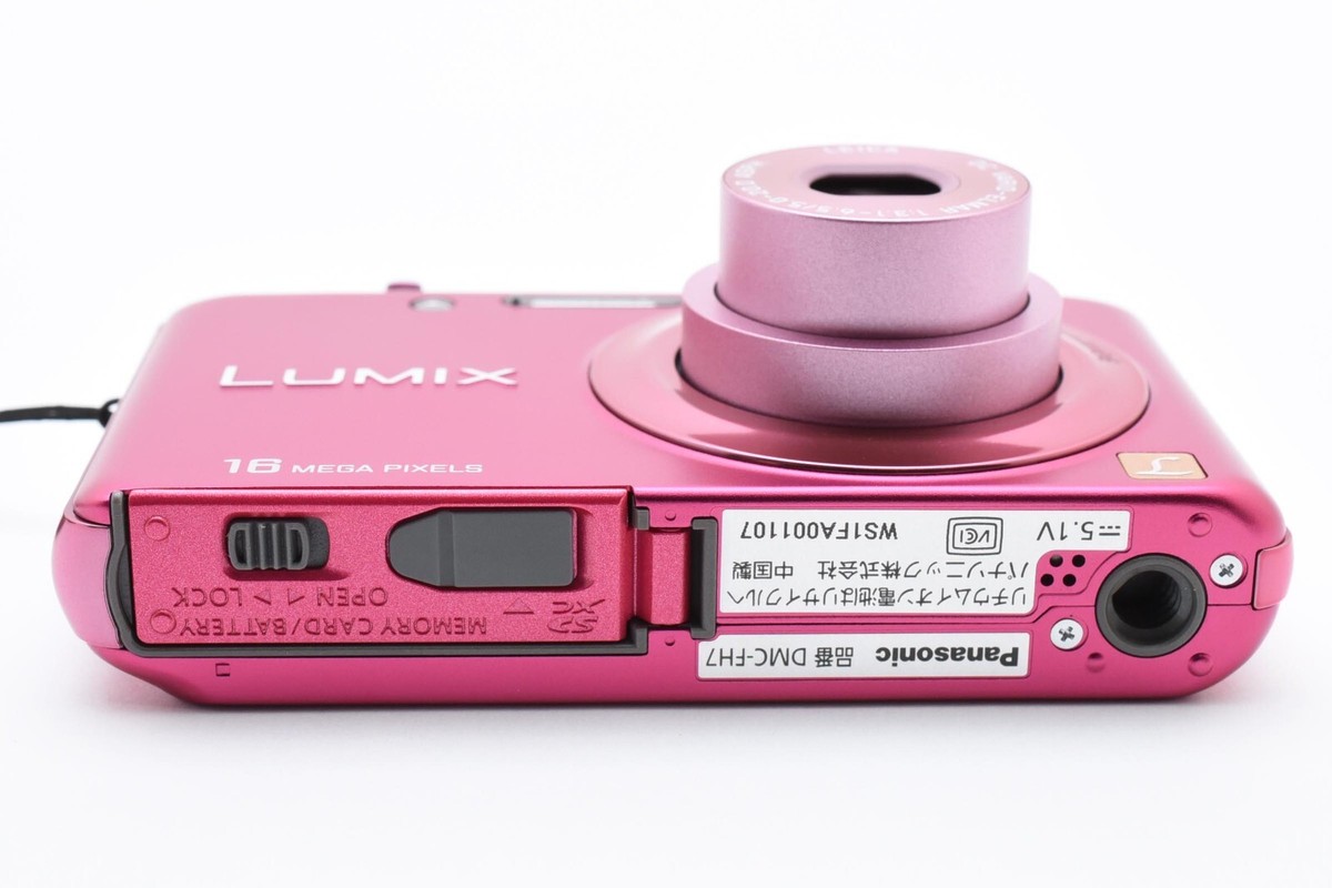 Panasonic Lumix DMC-FH7 ピンク MINT in Box] Panasonic LUMIX DMC-FH7 Pink 4x Compact Digital