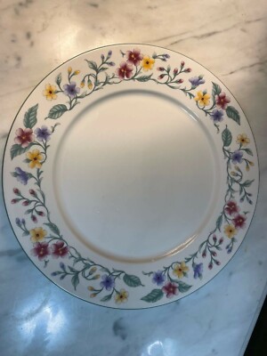 Caprice China Excel 4038 Round Platter Colorful Flowers 12 in
