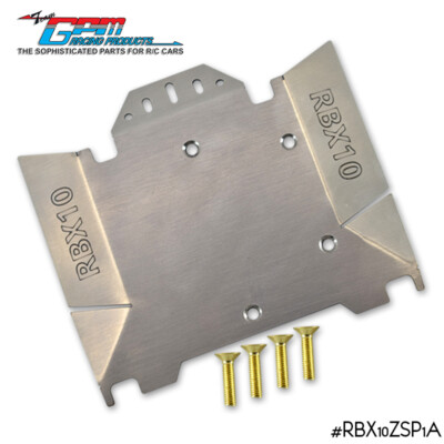 GPM Stainless Steel Chassis Protection Plate For Axial 1/10 RBX10 Ryft