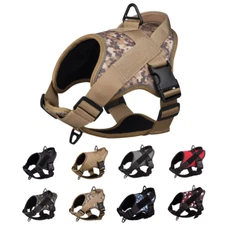 Tactical Dog Pet Harness Adjustable Control Vest Dogs Reflective S M L XL