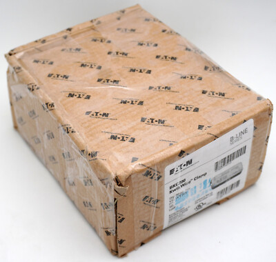 Box (50) Eaton B-Line BKC200 KwikWire 3/32'', 1/8 '', & 3/16'' Wire Rope Clamps