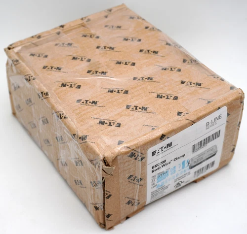 Box (50) Eaton B-Line BKC200 KwikWire 3/32", 1/8 ", & 3/16" Wire Rope Clamps