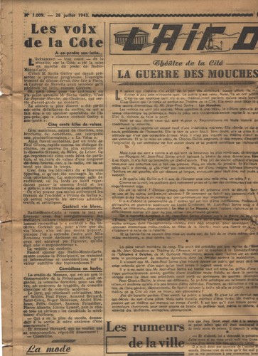 CANDIDE Hebdomadaire Littéraire Parisien Dessin de SENNEP N°1009 du 28-7-1943 - Bild 6 von 10