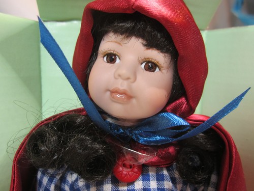 Seymour Mann Red Riding Hood Storybook Tiny Tots Doll Porcelain 10" - Picture 2 of 4