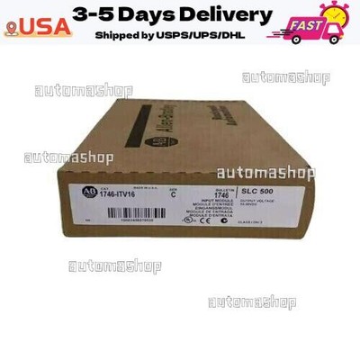 New Factory Sealed AB 1746-ITV16 /C SLC 500 16 point Input Module 1746ITV16
