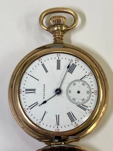 Antique Waltham Pocket Watch, Pre-Owned, Doesn't Run, Missing Crystal (37-#29)