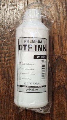 Printium Premium DTF Ink 1000 ml White For Epson DTF Printheads Smooth Ink Flow