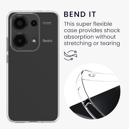 Case Compatible with Xiaomi Redmi Note 13 Pro 4G - Clear Case Soft transparent - Picture 3 of 7