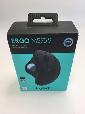 NEW LOGITECH ERGO M575 S WIRELESS TRACKBALL BLUETOOTH USB WIN/MAC SEALED FREE SH