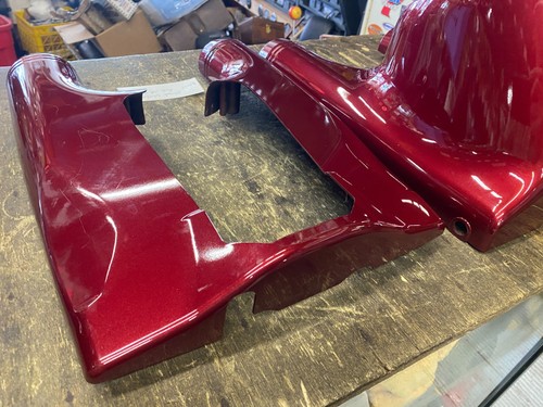 Street Stalker Headlight Nacelle Cover Harley Fatboy Heritage Softail Shroud Cus - Foto 6 di 12