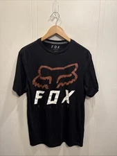 Fox Racing Tech Spell Out Graphic T Shirt Mens Size Medium Standard Fit TruDri *