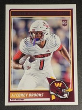 2025 Score #61 Ja'Corey Brooks Rookie Card Washington Commanders 