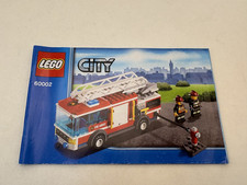 LEGO® Bauanleitung City 60002 Feuerwehr Instruction ungelocht H62