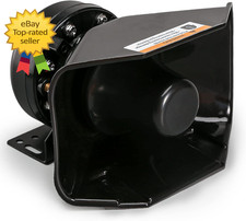 200w Pa Siren Horn Speaker 8 Ohm 125 135db Waterproof Car Vehicle Alarm