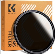 K F Concept 67mm Variable Fader ND2 to ND400 Slim Adjustable ND Lens Filter