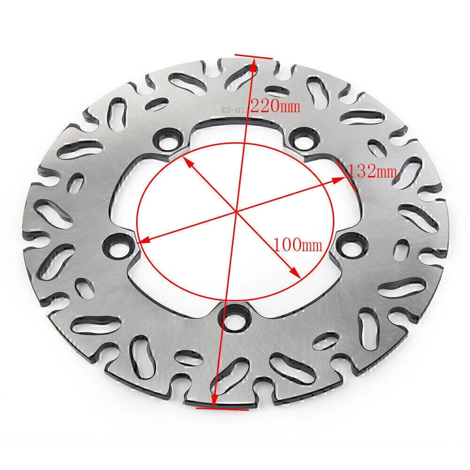 Rear Brake Disc Disc Rotor For Motorcycle Yamaha YZF R1 04-12 YZF R6 03-14 YZF - Image 2 of 4