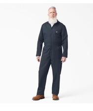 DICKIES LONG SLEEVE COVERALLS - SIZE: MEN 2XLT - DARK NAVY
