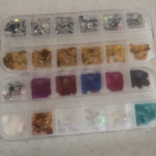 Multicolor Sparkle Nail Art Glitter Set for Nail Art - Glitter, Sparkle Effect