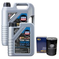 MotoröL Set 4600 5W-30 Liqui Moly 6 Liter + ÖLfilter FüR Ford Taurus Mazda CX-9