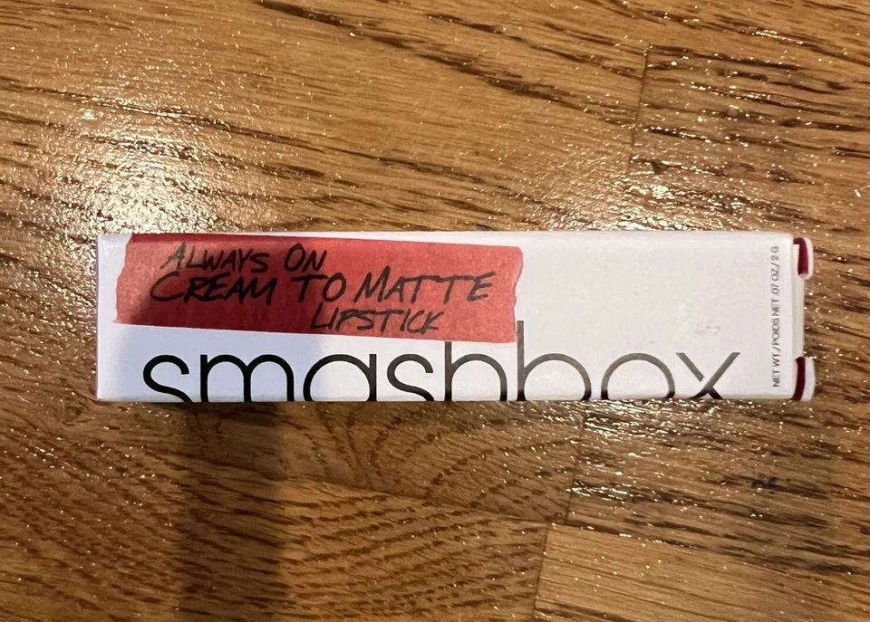 Batom Smashbox Always On creme para fosco apenas 0,07 oz/2 g novo com etiquetas - Imagem 3 de 4