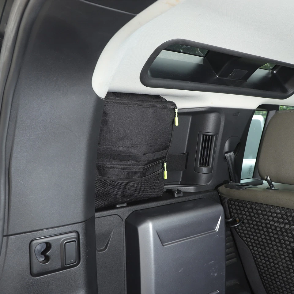 Bolsa de almacenamiento con ventana de maletero lateral izquierda para Land Rover Defender 110 2020-2025 Foto 3 de 4