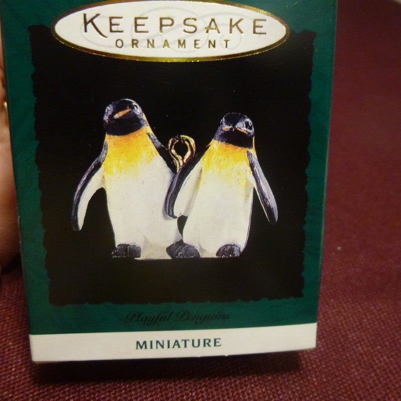 'Playful Penguins' 'Noah's Ark' Series NEW Hallmark 1995 Ornament
