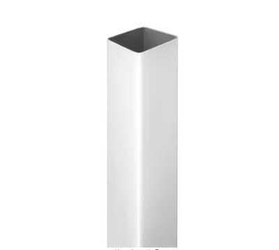 White Vinyl Square Fence Post 4 X 4 X 6 Ft Durable Fencing Gate Post Panel