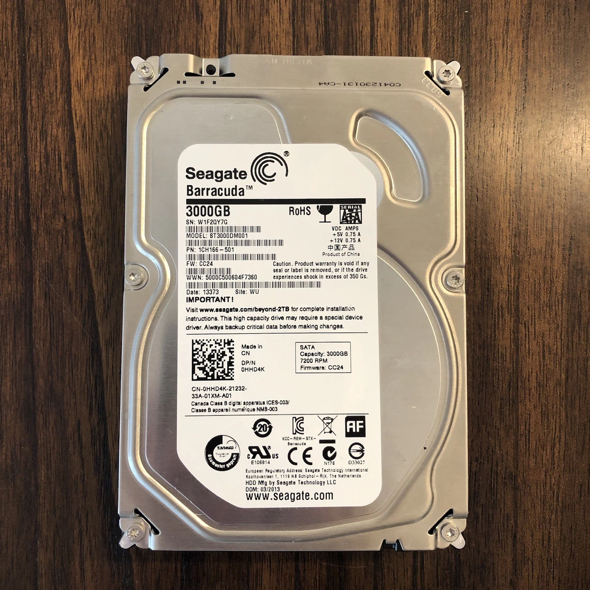 Seagate Barracuda St3000dm001 3tb for sale | eBay