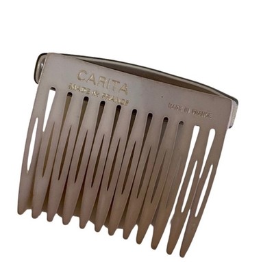 1980’s Carita France Hair Comb, Lavender & Black il_fullxfull.3821843639_kxd7.jpg main image 4