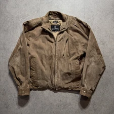 Vintage Bermans Suede Leather Bomber Jacket 