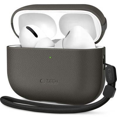 Schutzhülle für Pods Pro 3 Tech-Protect Case Cover Etui Hülle Dunkelgrau
