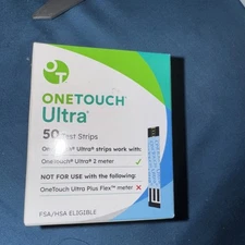 50 One Touch ULTRA TEST STRIP 1/2026+++