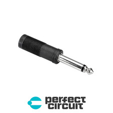 Hosa GPP-290 1/4" TRS to 1/4" TS Adapter ADAPTER - NEW - PERFECT CIRCUIT