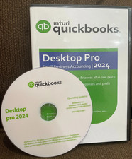 Intuit Quick Books Desktop Pro 2024 | Lifetime License | DVD | 3 Users