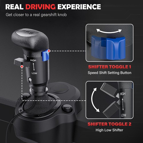 USB American Truck Simulator Shifter, Gearshift Knob for ATS & ETS2 ...