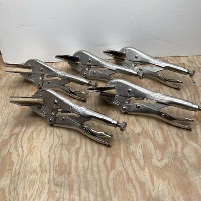 [5 Pack] Irwin 8'' Vise-Grip Locking Sheet Metal Clamp 8R -  1-3/4'' Depth