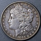 1886 $1 MORGAN SILVER DOLLAR KM# 110 Grade:  XF/AU  A6891