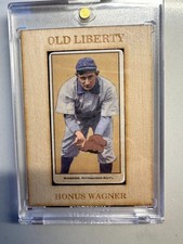 HONUS WAGNER  2014 T206 Old Liberty Art Card 1/1 Sporting News Back! Rare!