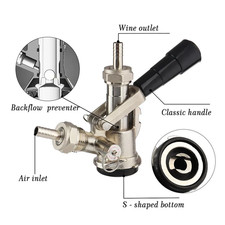 Draft Beer Keg Coupler Beer Tap Dispenser Home Brewing High Quality Beer Tap
