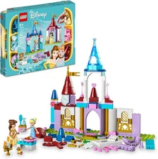 LEGO Disney Princess Creative Castles 43219​, Toy Castle Playset with Belle... 