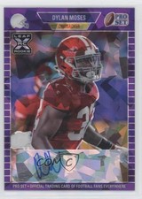 2021 Leaf Pro Set Metal 1989 Purple Crystals 15/30 Dylan Moses #PA-DM1 Auto 0x4v