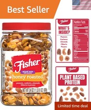 24 oz Honey Roasted Mixed Nuts with Peanuts - Healthy Snack for All Occasions