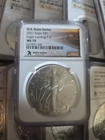 2021 7K Metals U.S. State Series American Silver Eagle NGC MS70 - North Dakota