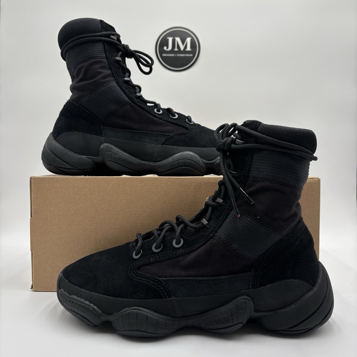 靴 adidas YEEZY 500 HIGH TACTICAL BT BLACK Adidas Yeezy 500 High Tactical Boot Utility Black Size 9