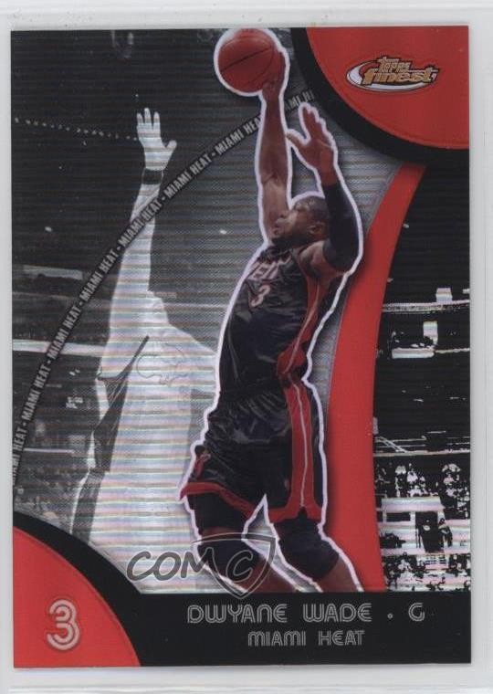 2007-08 Topps Finest Refractor Dwyane Wade #3 HOF 0d3