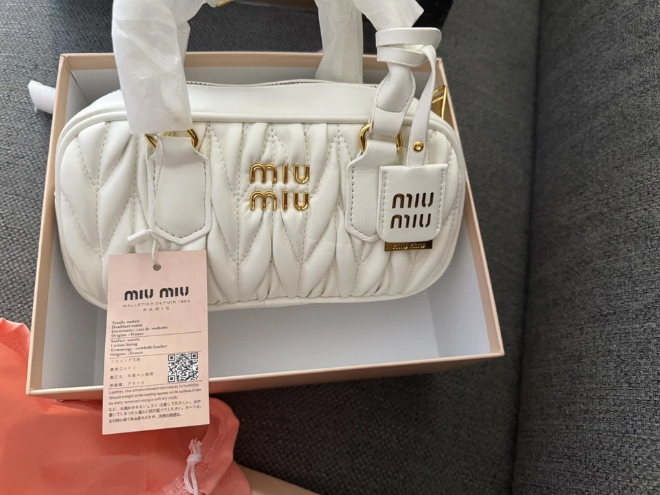 Sac Matelassé Rose Arcadie Miu Miu  - Photo 1/4