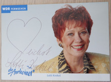 Autogramm Schauspielerin und Sängerin Lotti Krekel Die Anrheiner (115801)