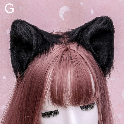 Faux Fur Fox Ears Headband Anime Furry Long Tail Women Girl Cosplay Costume Gift - Picture 7 of 24
